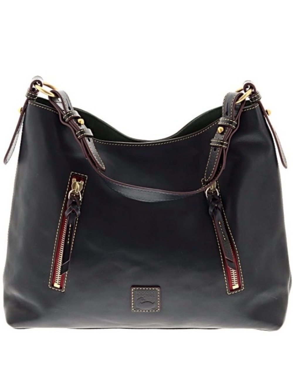 Dooney and Bourke Cooper Hobo Black Florentine